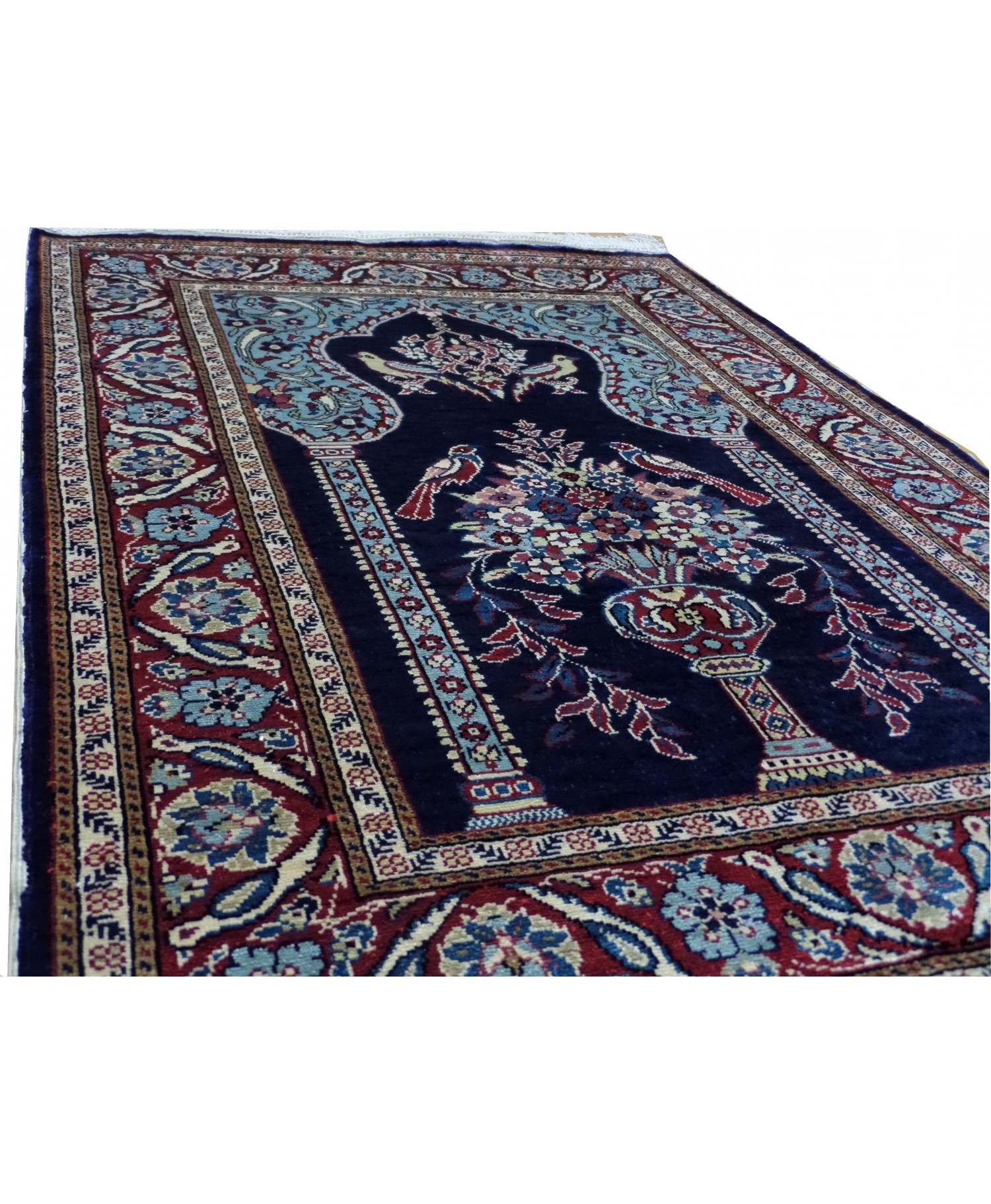 Handmade Turkish Kayseri Original Silk Carpet FREE SHIPPING..!